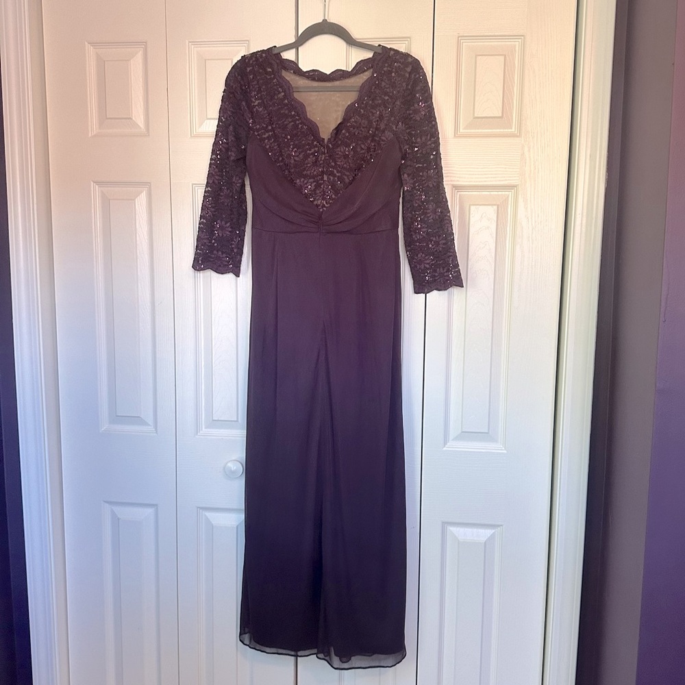 Purple Formal Dress with Embellishments